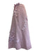 Zimmermann Size 3 Light Pink Linen & Silk Short Sleeve Floral Applique Skirt Set Light Pink / 3