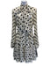 Zimmermann Size 3 White & Black Polyester & Viscose Long Sleeve Polka Dot Dress White & Black / 3