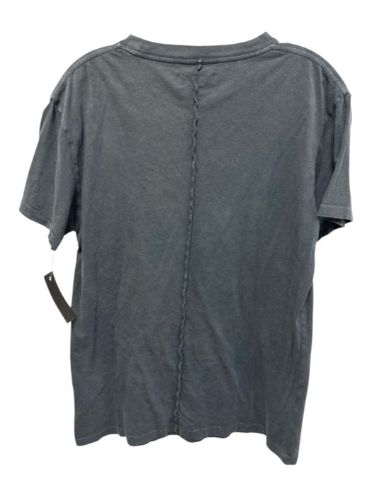 Annie Bing Size S Gray & multi Cotton Short Sleeve Logo T Shirt Graphic Top Gray & multi / S