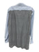 Tory Burch Size 6 Light Blue & Multi Cotton Button Up Long Sleeve Stripes Top Light Blue & Multi / 6