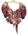 Hemant & Nandita Size S Beige, Pink, Multi Polyester Corset Tie Neck Top Beige, Pink, Multi / S