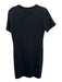 Theory Size M Black Modal & Cotton Short Sleeve Below Knee T Shirt Dress Black / M