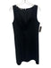 Stella McCartney Size 44 Black Viscose & Acetate Sleeveless V Neck Dress Black / 44