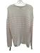 Lilly Pulitzer Size M White & Pink Cotton Knit Long Sleeve Stripe Sweater White & Pink / M