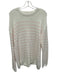 Lilly Pulitzer Size M White & Pink Cotton Knit Long Sleeve Stripe Sweater White & Pink / M