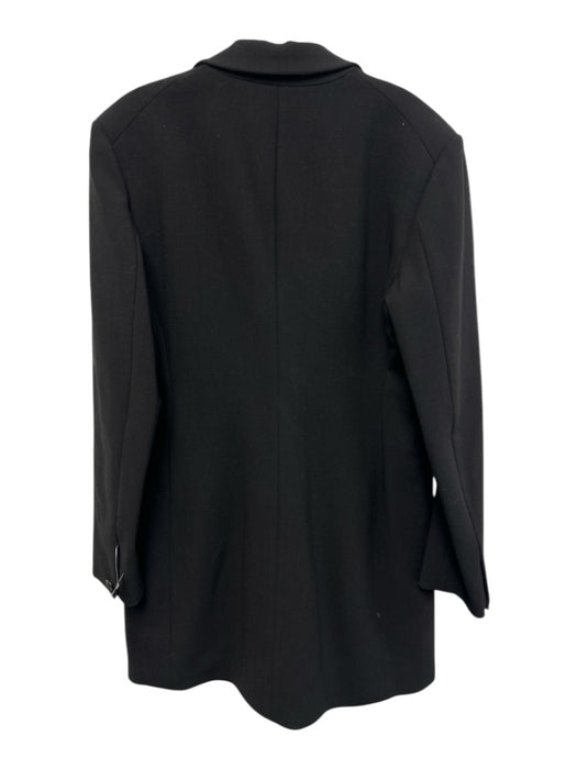 Rag & Bone Size M Black Wool Long Sleeve Buttons Double Breasted Coat Black / M