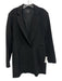 Rag & Bone Size M Black Wool Long Sleeve Buttons Double Breasted Coat Black / M