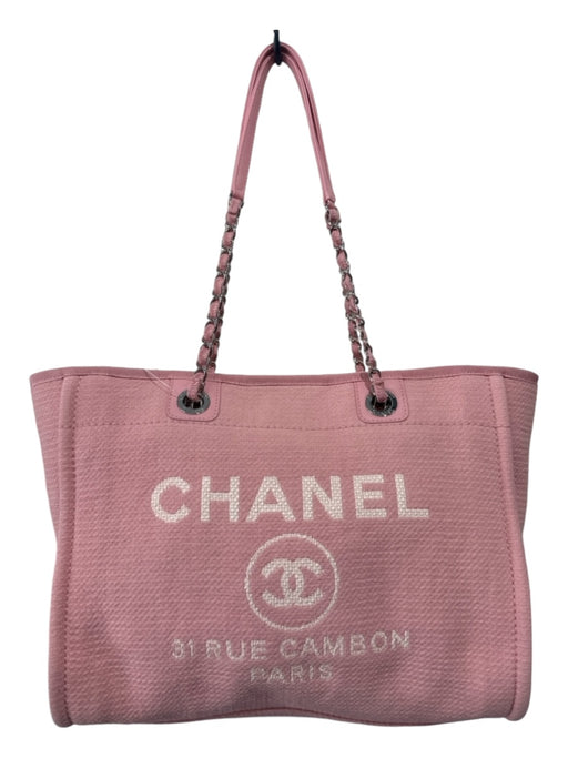 Chanel tote bag pink best sale