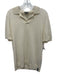 Todd Snyder Size M Cream Cashmere Solid Polo Men's Short Sleeve Cream / M