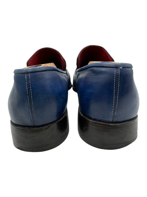 Paul Parkman Shoe Size 43 AS IS Blue Leather Solid Loafer Men's Shoes Blue / 43
