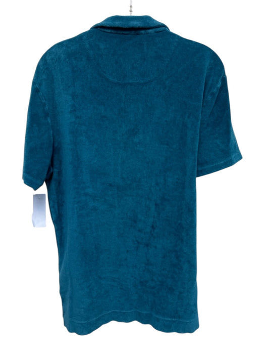 Orlebar Brown Size XXL Blue Cotton Terry Cloth Polo Men's Short Sleeve Blue / XXL