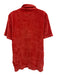 Orlebar Brown Size XL Red Cotton Terry Cloth Polo Men's Short Sleeve Red / XL