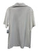 Edward Armah Size L White Cotton Solid Polo Men's Short Sleeve White / L