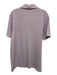 Edward Armah Size L Purple Cotton Solid Polo Men's Short Sleeve Purple / L