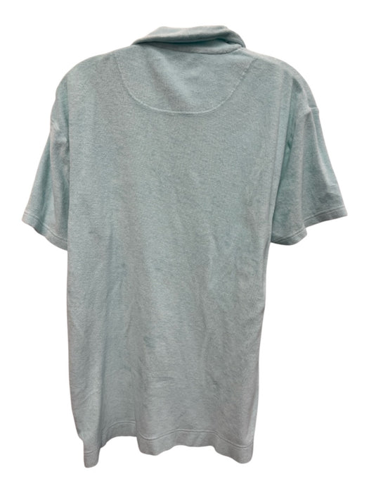 Orlebar Brown Size XXL Blue Green Cotton Terry Cloth Polo Men's Short Sleeve Blue Green / XXL