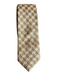 Byron Tan Silk Houndstooth Men's Ties Tan
