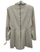 Alice + Olivia Classics Size 12 Ecru Cream Polyurethane Pleather Blazer Romper Ecru Cream / 12