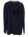 Emanuel Berg Size XL Navy Blue Wool Knit Button up Men's Sweater Navy Blue / XL