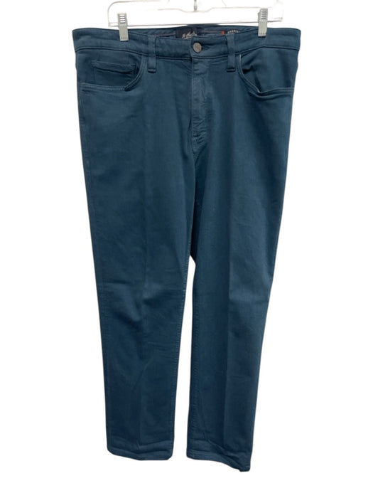 34 Heritage Size 35 Green Blue Cotton Blend Solid Jean Men's Pants Green Blue / 35