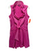 Samuel Dong Size L Pink Polyester Blend Sleeveless Textured Zip Up Dress Pink / L