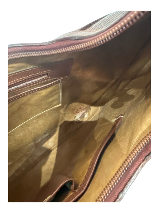 Tan Leather Lizard Gold Hardware shoulder bag Bag Tan / Large