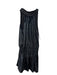 Ramy Brook Size XS Black Polyester Sleeveless Tie Neck Velvet Cocktail Dress Black / XS