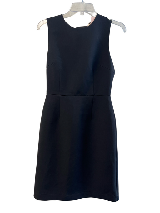Rachel Parcell Size S Black Polyester Round Neck Sleeveless Back Zip Dress Black / S