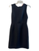 Rachel Parcell Size S Black Polyester Round Neck Sleeveless Back Zip Dress Black / S