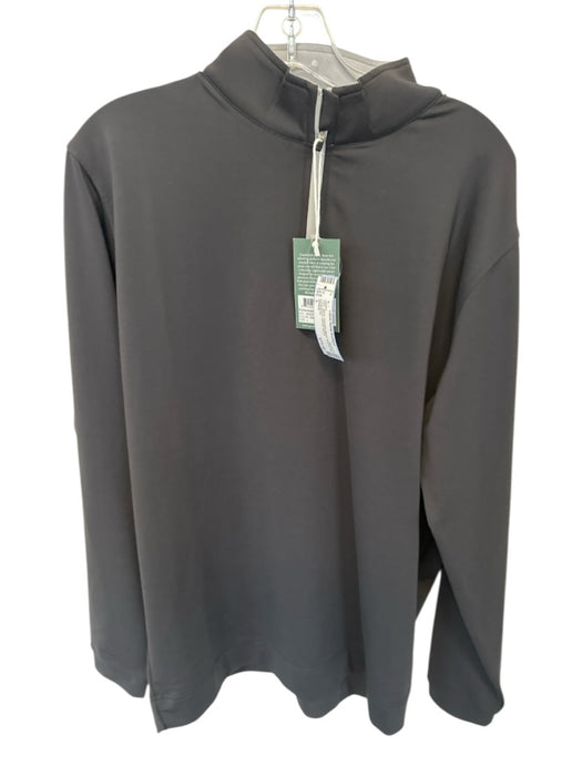 Genteal NWT Size L Black Polyester Blend Quarter Zip Men's Jacket Black / L