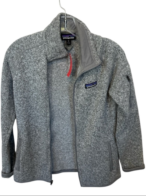 Patagonia Size XS Gray Polyester Long Sleeve Heathered Athletic Jacket Gray / XS