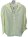 A Shirt Thing Size M/L Neon Yellow Cotton Long Sleeve Collar Button Down Top Neon Yellow / M/L