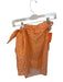 Onia Size M Orange & White Cotton Side Tie Palm Leaves Coverup Skirt Orange & White / M