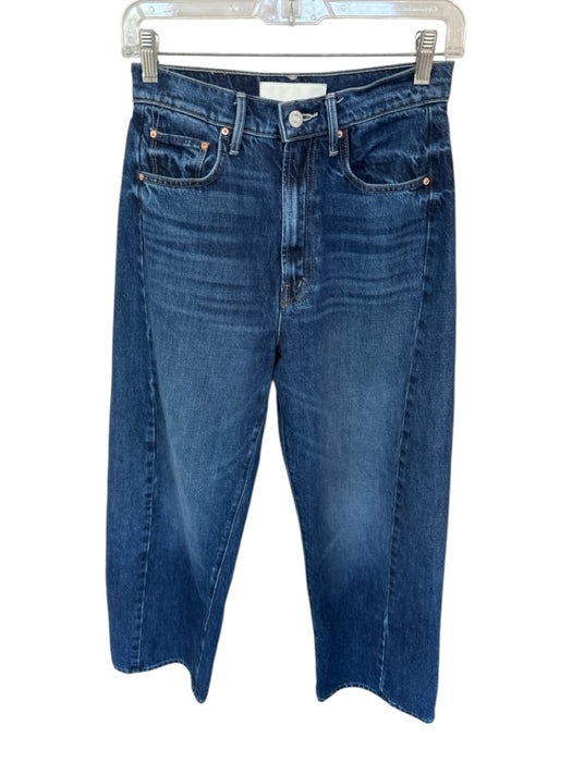 Mother Superior Size 25 Dark Wash Cotton Blend High Waist Button Fly Jeans Dark Wash / 25