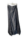 Bebe Size 10 Gray Acetate Maxi Crinkle Back Zip Skirt Gray / 10