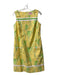 Lilly Pulitzer Size 6 Yellow, Green & White Cotton Square Neck Sleeveless Dress Yellow, Green & White / 6