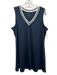 Tuckernuck Sport Size XL Navy Blue & White Polyester & Spandex Sleeveless Dress Navy Blue & White / XL
