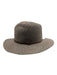 Goorin Bros Taupe Brown Wool Felted Leather Strap Wide Brim Hat Taupe Brown / Medium