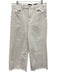 Banana Republic Size 31 Cream White Cotton Blend Denim High Rise Wide Crop Jeans Cream White / 31
