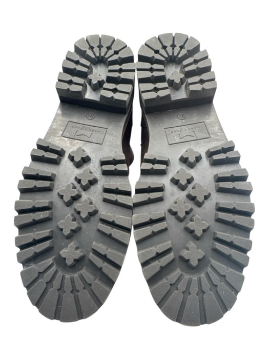 Marc Fisher Shoe Size 9.5 Dark Brown Leather Upper Suede Shearling Detail Boots Dark Brown / 9.5