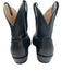 Tecovas Shoe Size 8.5 Black Leather Upper Lizard Embossed Pull Tab Western Boots Black / 8.5