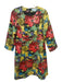 Tuckernuck Size L Red Yellow & Green Polyester Blend Floral Long Sleeve Dress Red Yellow & Green / L