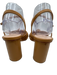 Loeffler Randall Shoe Size 9.5 Beige Leather Peep Toe Strappy Sandals Beige / 9.5