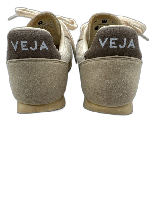 Veja Shoe Size 9 Beige & Gray Suede & Synthetic Lace Up Low Top Sneakers Beige & Gray / 9