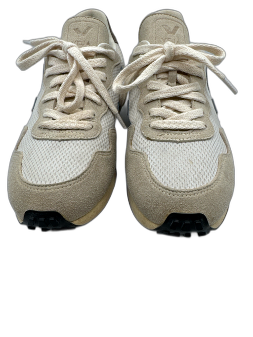 Veja Shoe Size 9 Beige & Gray Suede & Synthetic Lace Up Low Top Sneakers Beige & Gray / 9