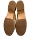 J Crew Shoe Size 9 Beige Suede Gold Studs Wood Heel Clog Mules Beige / 9