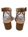 Loeffler Randall Shoe Size 9 Dusty Pink Leather Clear Detail Sandals Dusty Pink / 9