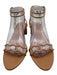 Loeffler Randall Shoe Size 9 Dusty Pink Leather Clear Detail Sandals Dusty Pink / 9