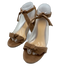 Alexandre Birman Shoe Size 39 Taupe Beige Suede Ankle Tie Bow Detail Sandals Taupe Beige / 39
