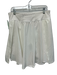 Spanx Size XL White Nylon & Elastane Perforated Pleated Tennis Skort White / XL