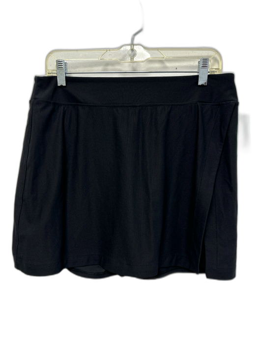 Outdoor Voices Size L Black Polyester & Spandex Elastic Waist Leg Slit Skort Black / L